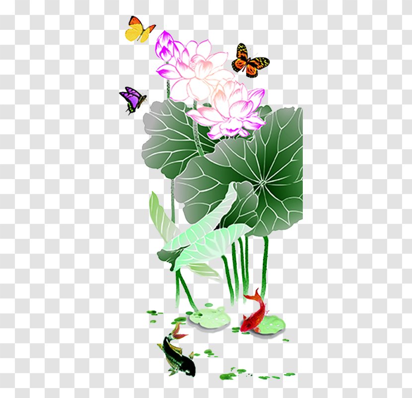 Adobe Illustrator Download - Moths And Butterflies - Butterfly Lotus Carp Transparent PNG