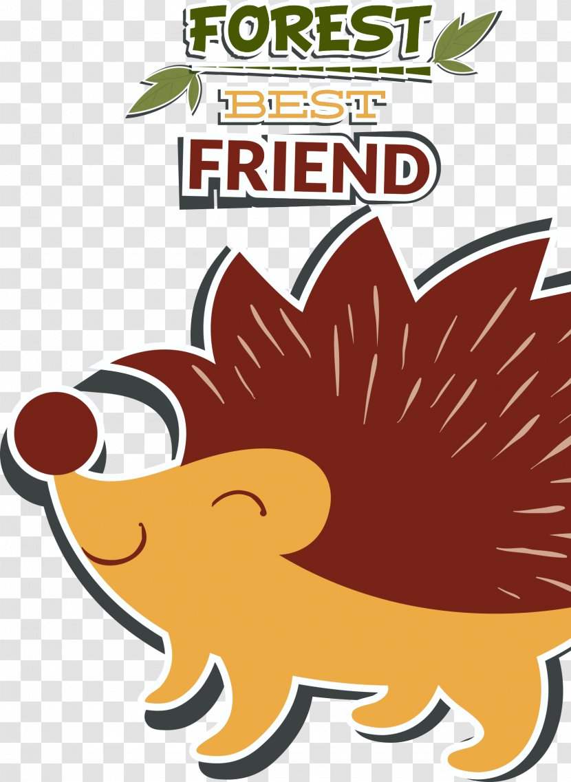 Illustration - Vertebrate - Vector Hedgehog Friend Transparent PNG