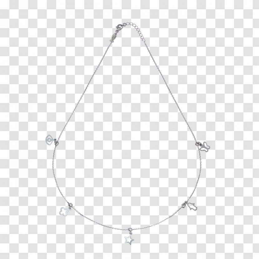 Necklace Silver Body Jewellery Human Transparent PNG