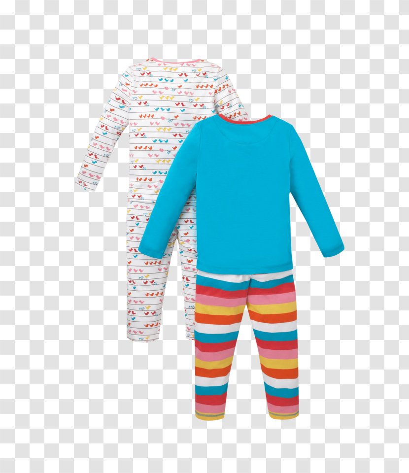 Pajamas Sleeve Clothing Toddler Infant - Turquoise - Nightwear Transparent PNG
