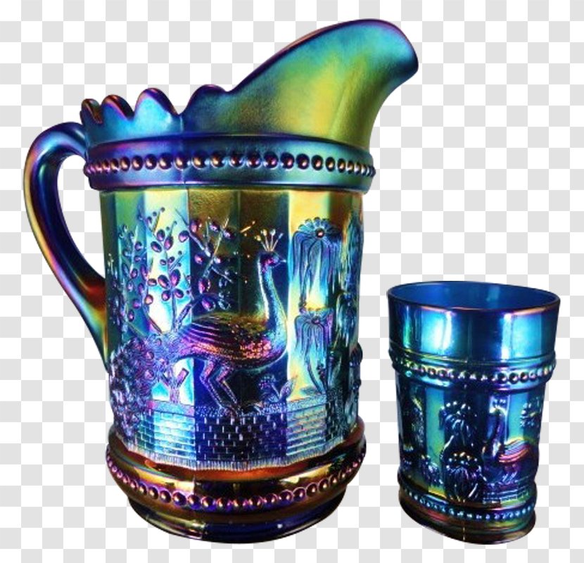 Carnival Glass Mug Pitcher Fenton Art Company Transparent PNG