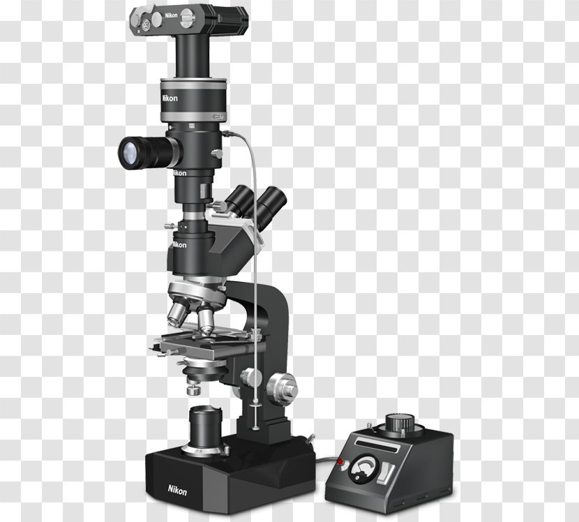 Optical Microscope Phase Contrast Microscopy Nikon Differential Interference - Objective Transparent PNG