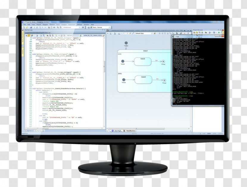 Enterprise Architect Computer Monitors Software Sparx Systems Unified Modeling Language - Multimedia - Execution Transparent PNG