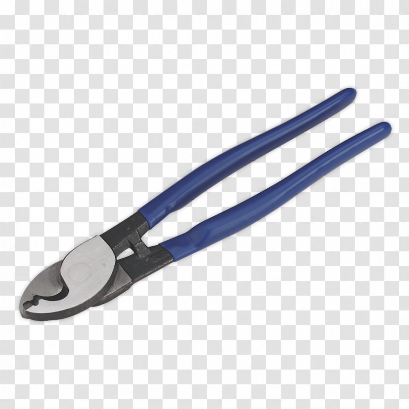 Diagonal Pliers Scissors Cutting Tool Electrical Cable Wire Rope - Steel Transparent PNG