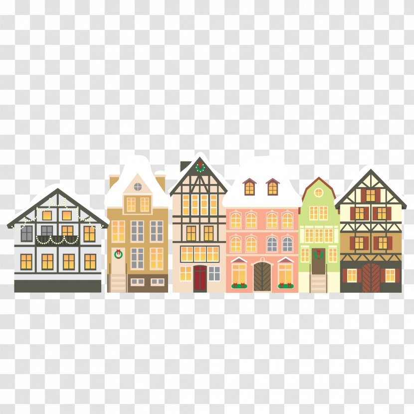 Christmas Clip Art - Tree - House Transparent PNG