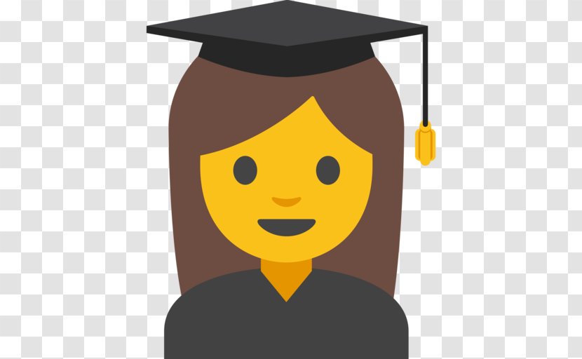 Emoji Emoticon Unicode Consortium Clip Art Google - Graduation Ceremony - Graduate Transparent PNG