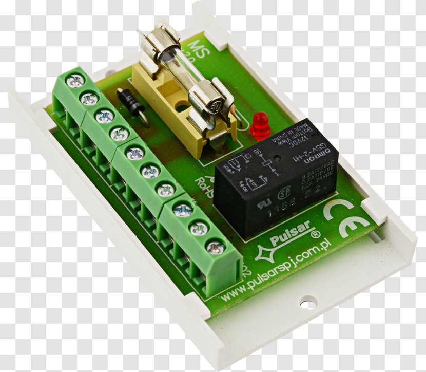 Relay Electronic Component Electrical Network Fuse Microcontroller - Passive Circuit Transparent PNG