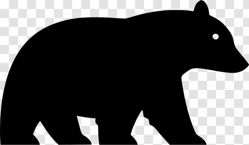 Whiskers American Black Bear Clip Art - Cdr Transparent PNG