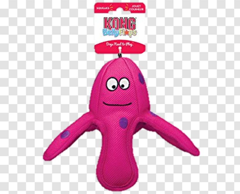 Puppy Dog Toys KONG Belly Flops 16.5 Cm Kong Company - Pink - Lobster Transparent PNG