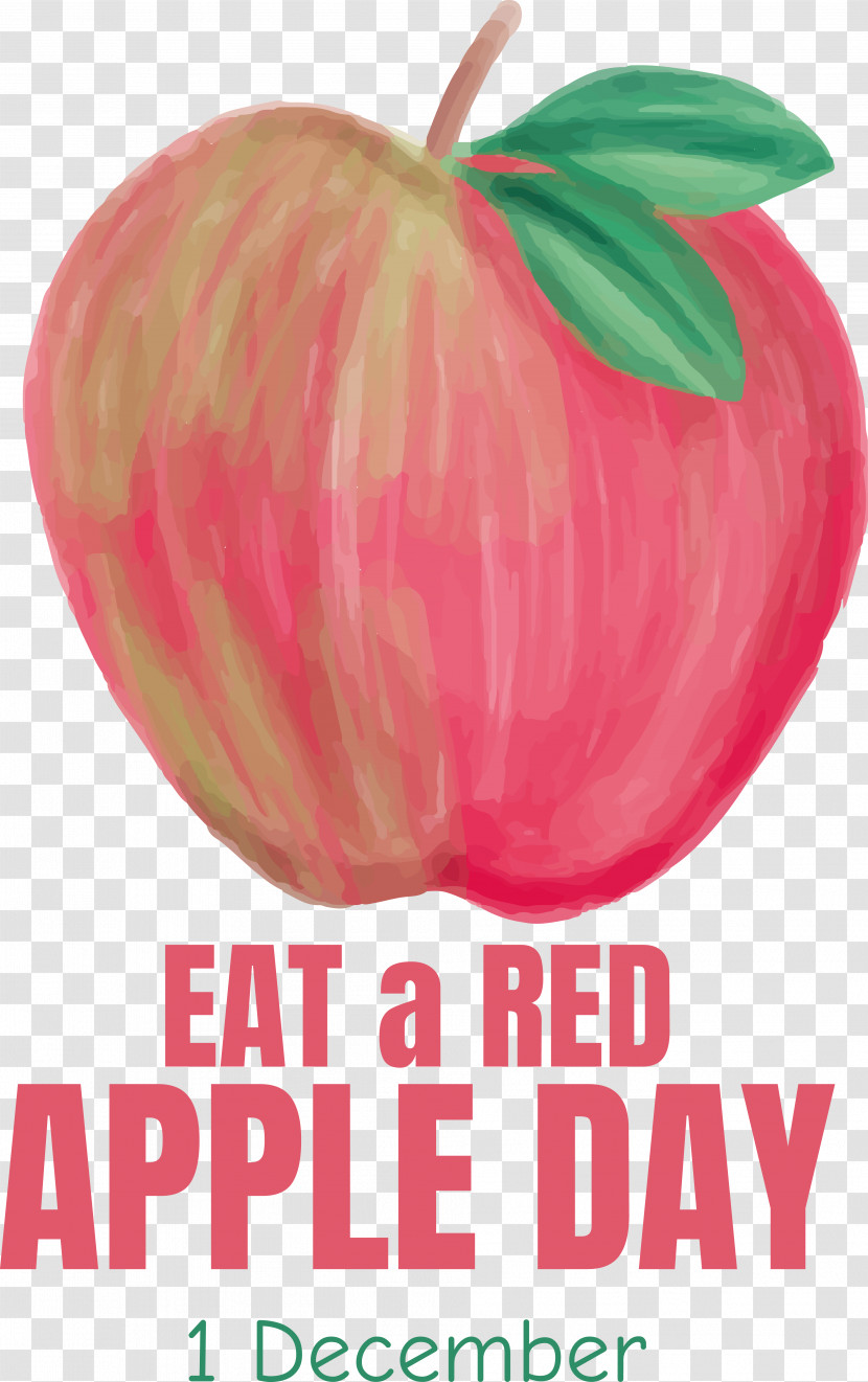 Eat A Red Apple Day Red Apple Fruit Transparent PNG