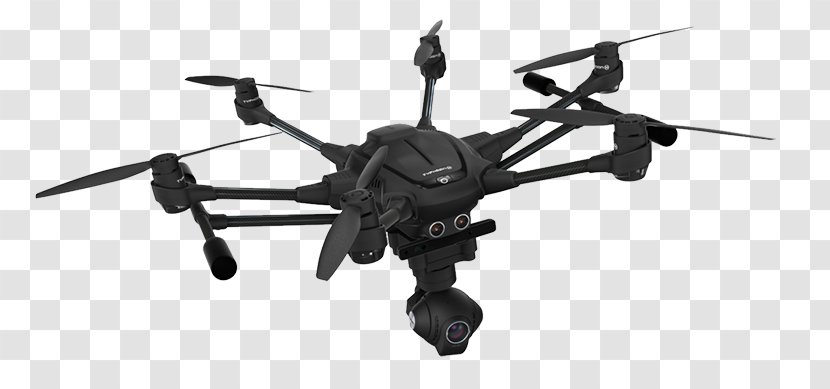 Yuneec International Typhoon H Draganflyer X6 Unmanned Aerial Vehicle 4K Resolution - Gimbal - Corporate Image Transparent PNG
