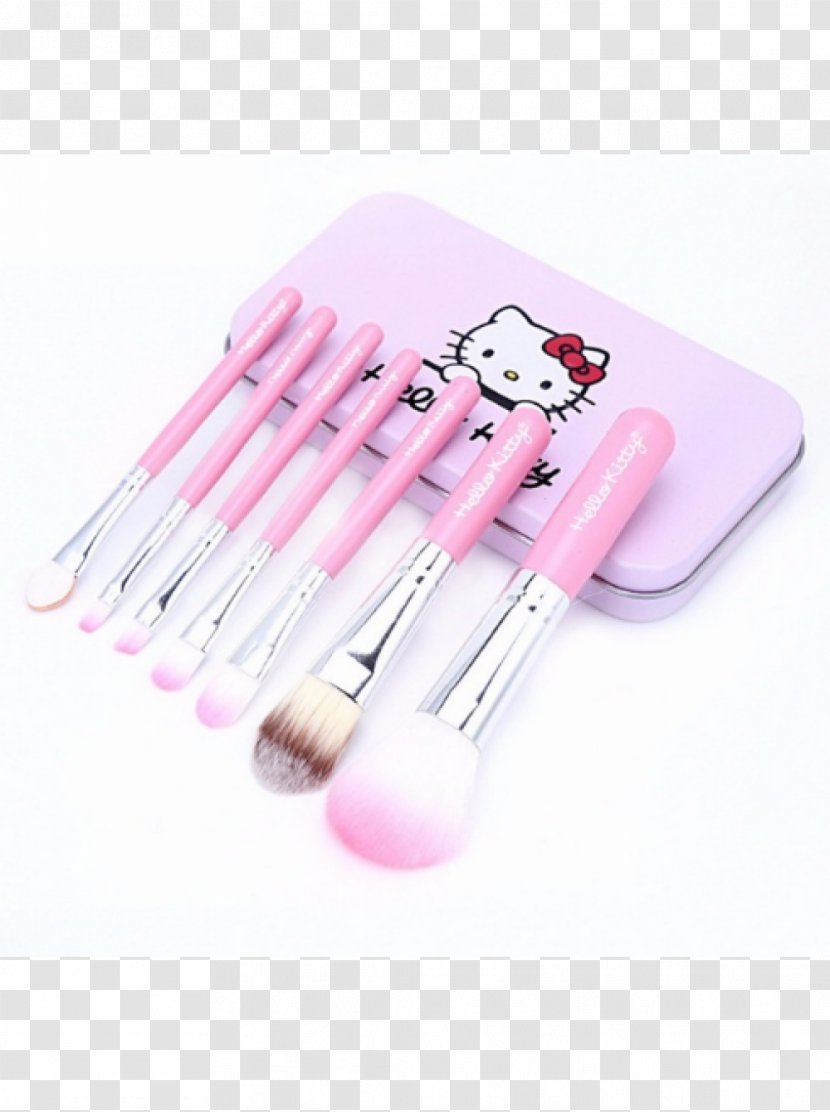 Hello Kitty Makeup Brush Cosmetics Paintbrush - Wood - Taobao Transparent PNG