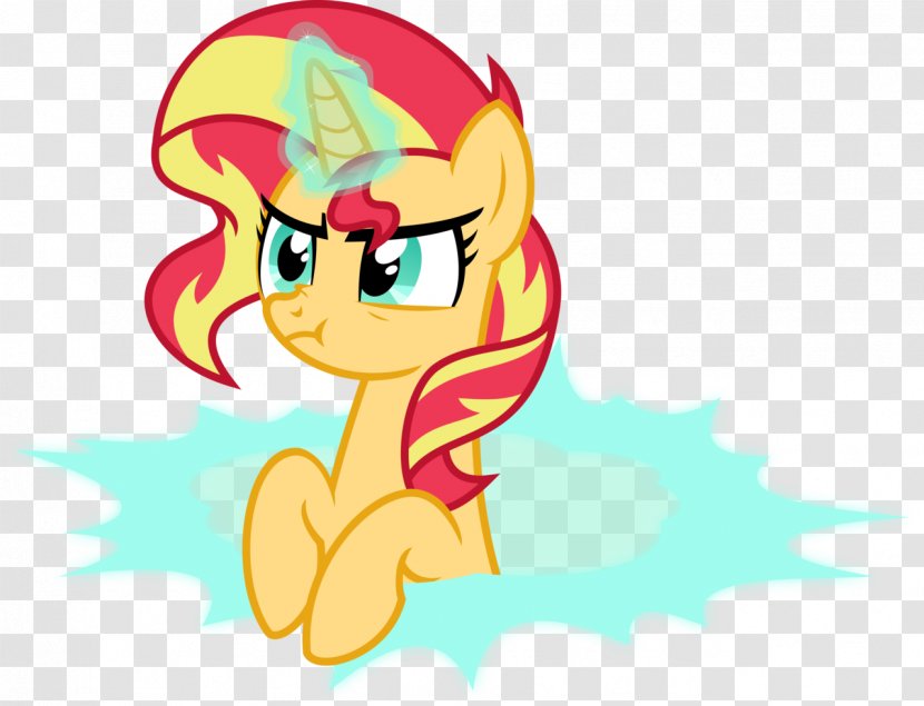 Sunset Shimmer DeviantArt Equestria - Silhouette - Watercolor Transparent PNG