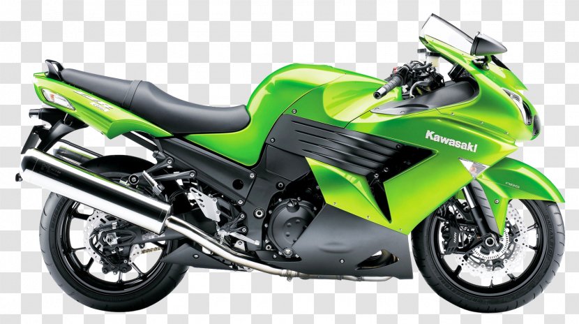 Kawasaki Ninja ZX-14 Motorcycles ZZ-R1200 ZX-6 And ZZR600 - Automotive Exterior - ZZR 1400CC Motorcycle Bike Transparent PNG