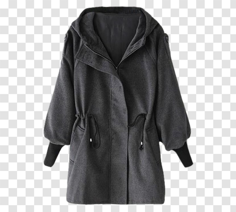 Jacket Coat Clothing Shirt Parka - Pocket - Wool With Hood Transparent PNG