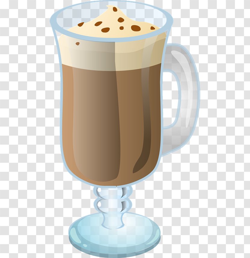 Ice Cream Latte Espresso Coffee Hot Chocolate - Irish - Cliparts Transparent PNG