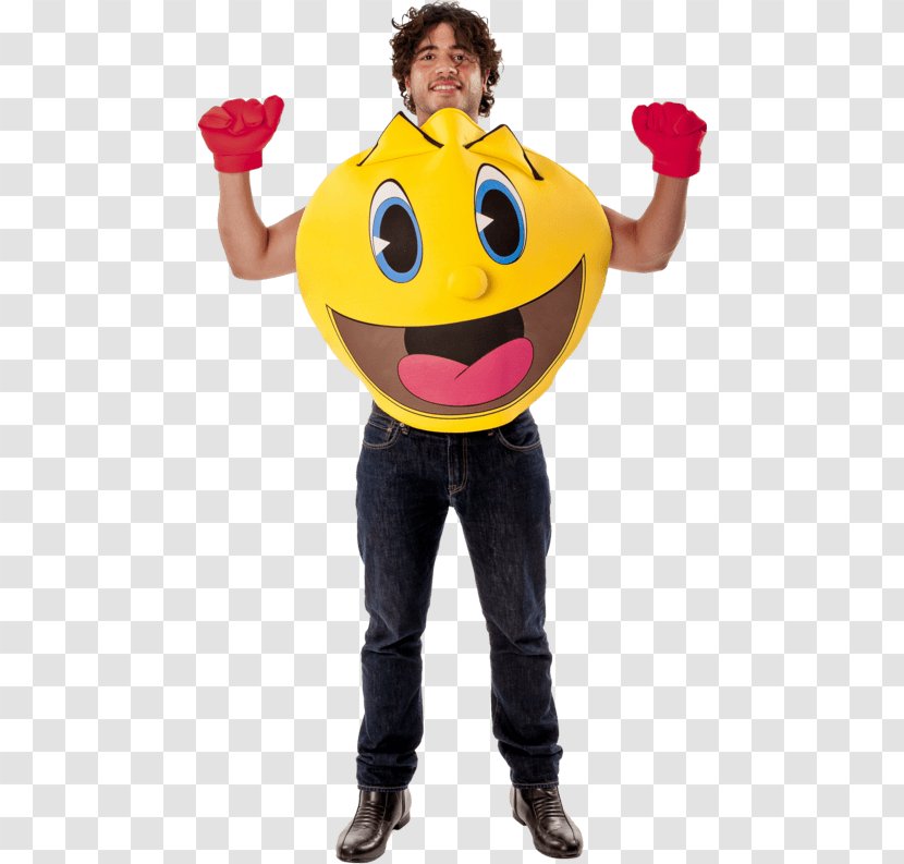 Pac-Man And The Ghostly Adventures Costume Arcade Game Adult - Mascot - Pac Man Transparent PNG
