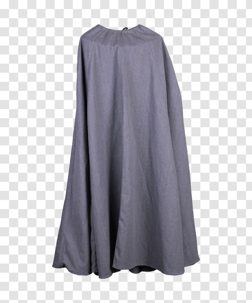 Dress Clothing Sleeve Shoulder Neck - Grey - Cloak Transparent PNG