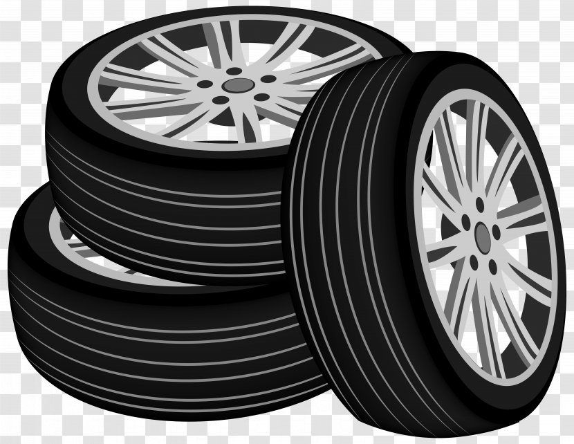 Car Tire Wheel Rim Clip Art - Alloy - Tires Transparent PNG