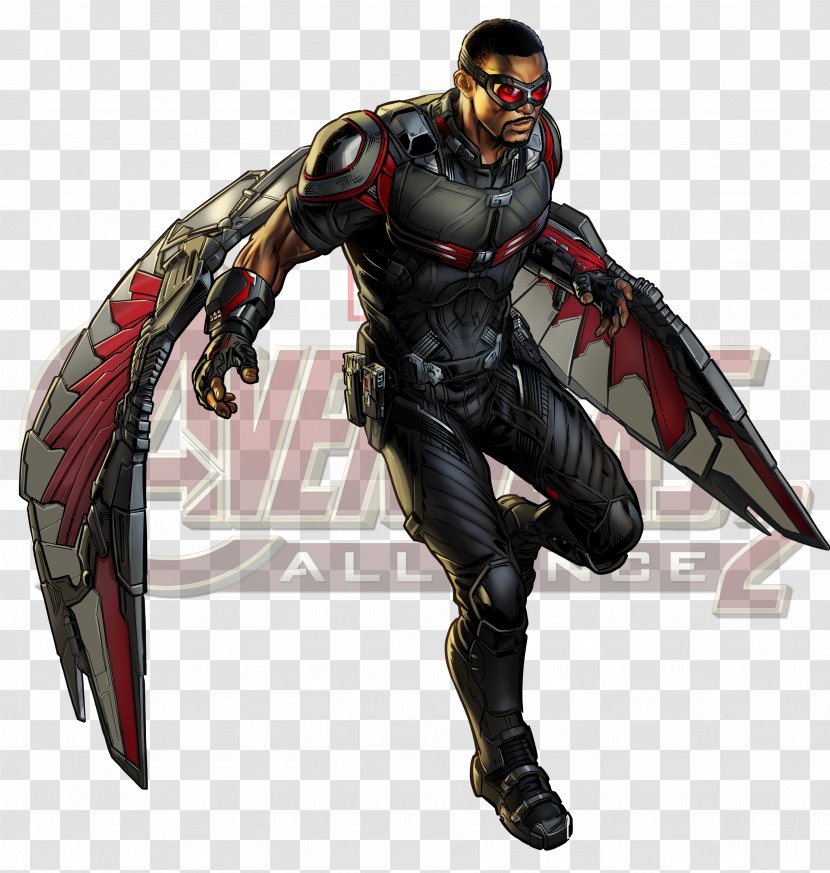 Falcon Captain America Marvel Cinematic Universe Comics Comic Book - Figurine Transparent PNG