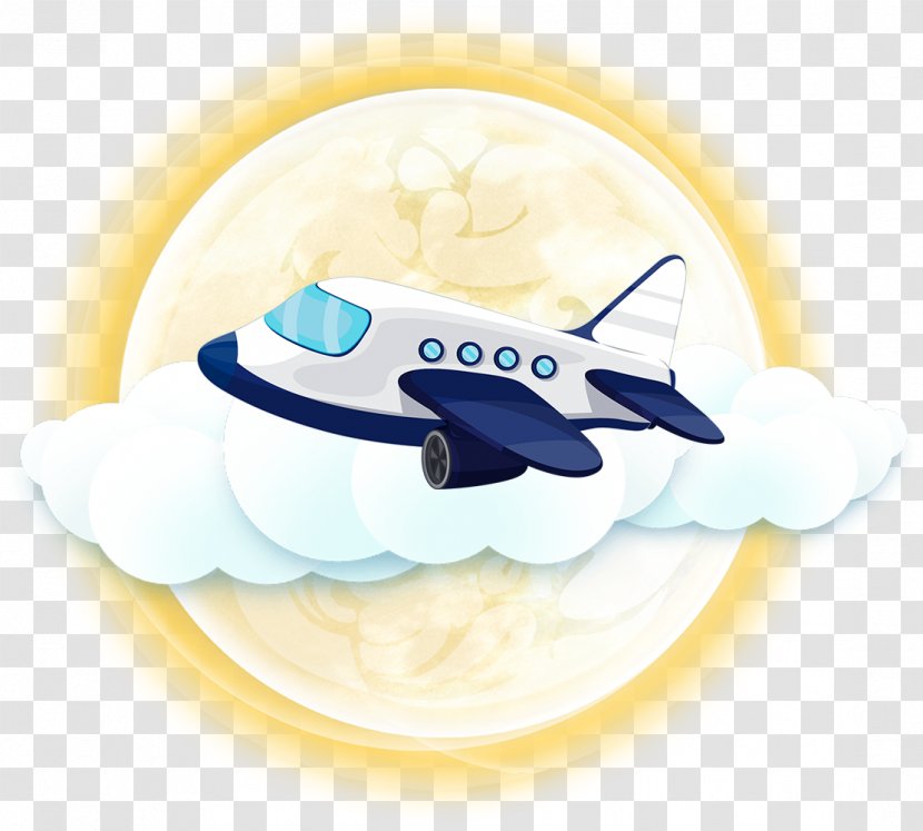 Airplane Aircraft Flight Cartoon - Aviation Transparent PNG