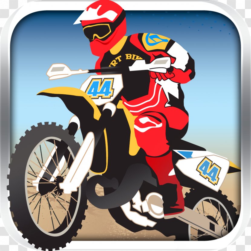 Motorcycle Drawing - Motocross Transparent PNG