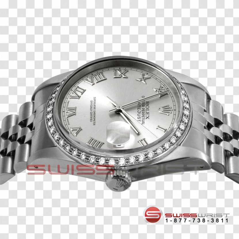 Rolex Datejust Watch Strap 1970s - Luxury Goods - Metal Bezel Transparent PNG