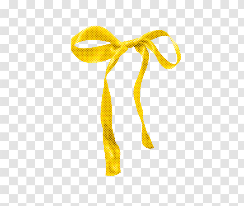 Yellow Ribbon Transparent PNG