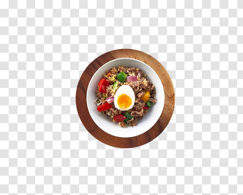 Kimchi Fried Rice Egg French Fries - A Bowl Of Transparent PNG