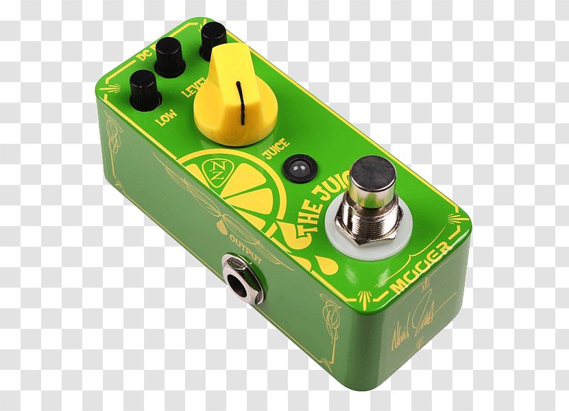 Effects Processors & Pedals Distortion Mooer Audio Juicer Electric Guitar - Flower Transparent PNG