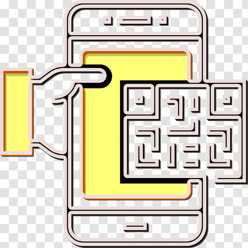 Qr Code Icon Smartphone Applications Icon Scan Icon Transparent PNG