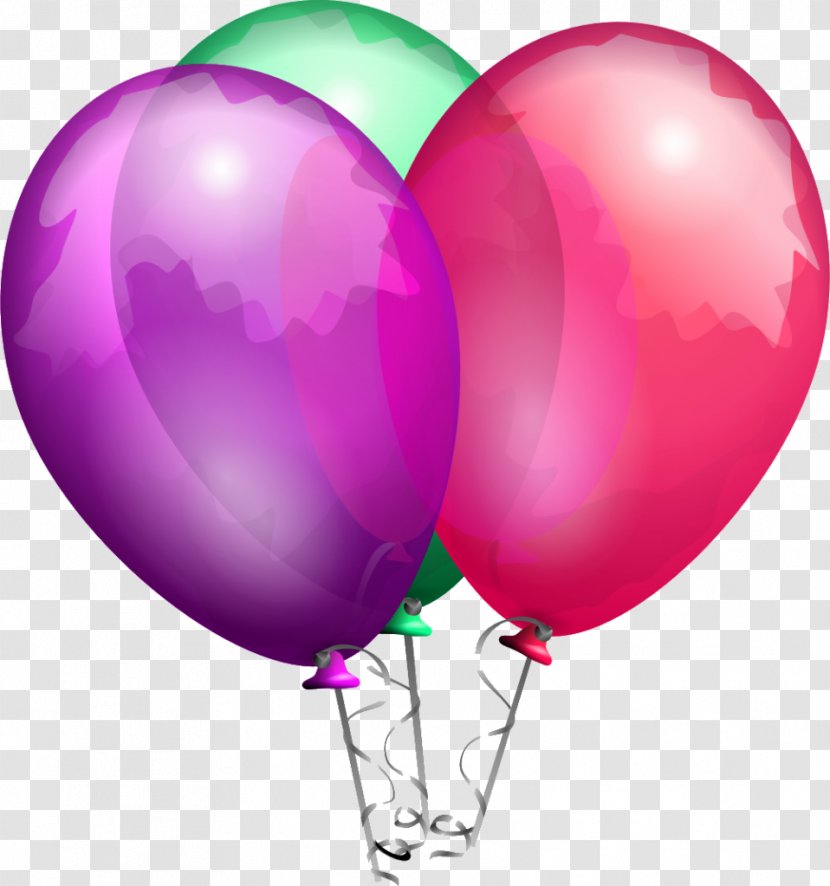 Balloon Birthday Clip Art - Heart - Image Transparent PNG