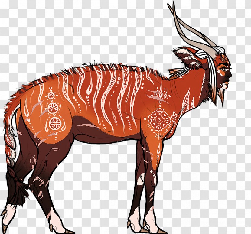 Deer Horse Cattle Mammal Antelope Transparent PNG