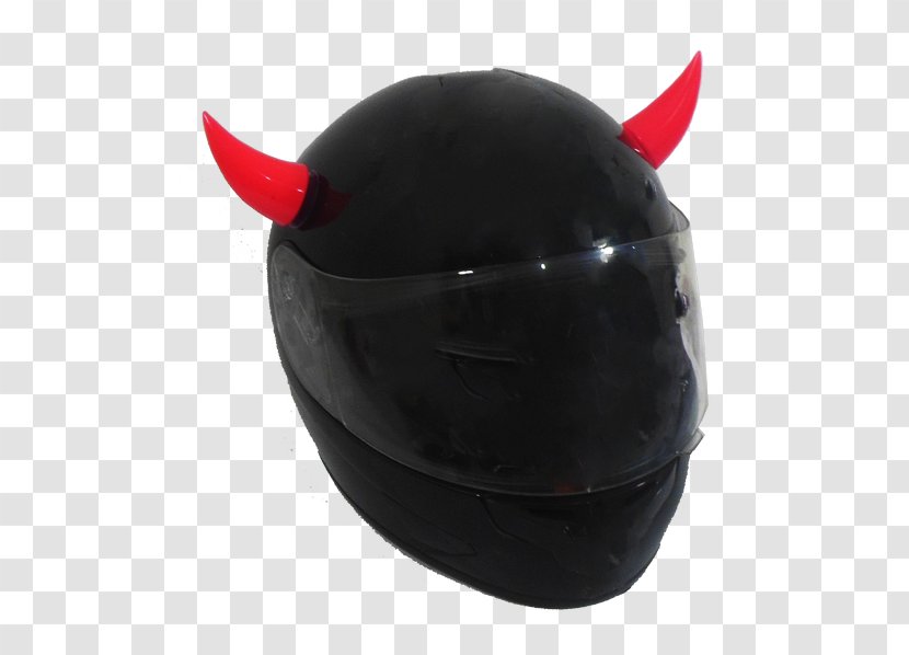 Motorcycle Helmets Sign Of The Horns Devil - Bicycle - Helmet Transparent PNG