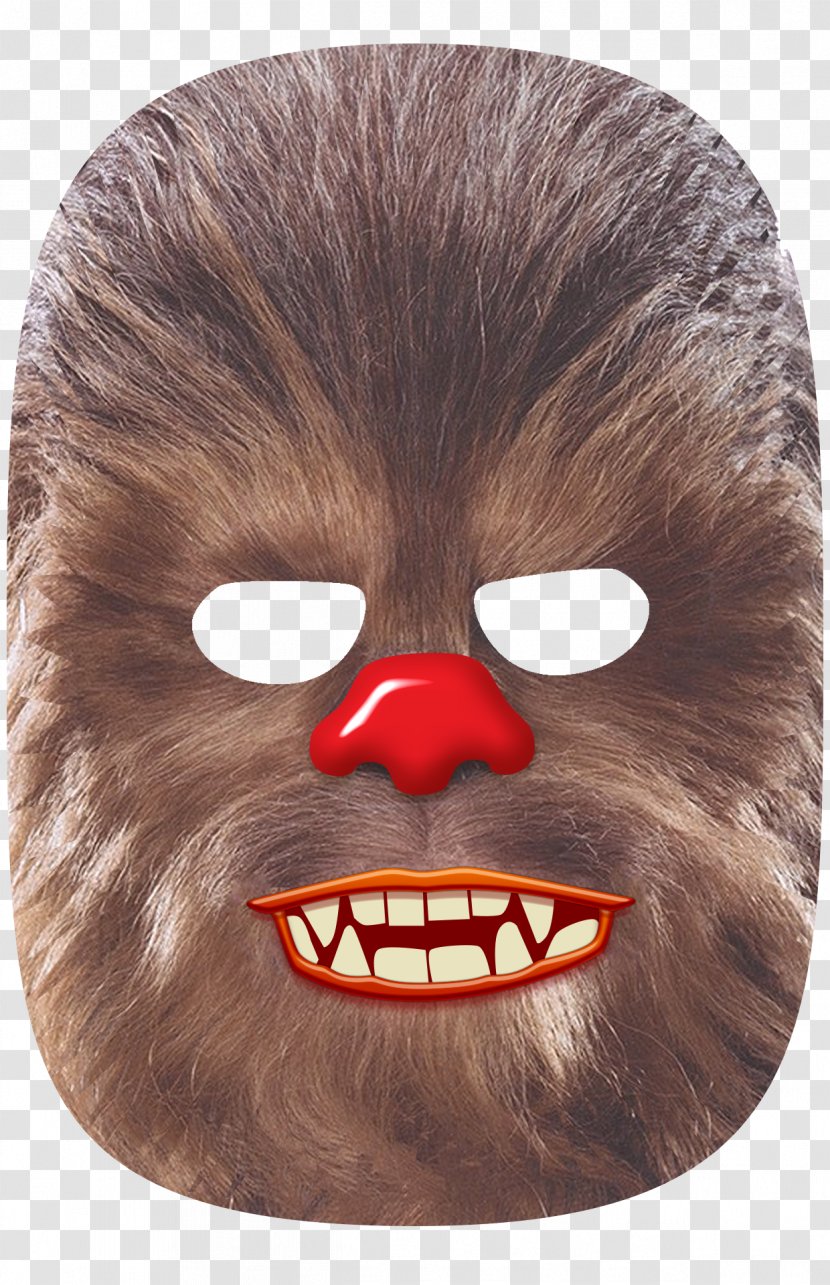 Chewbacca Mask Lady Snout Nose Transparent PNG
