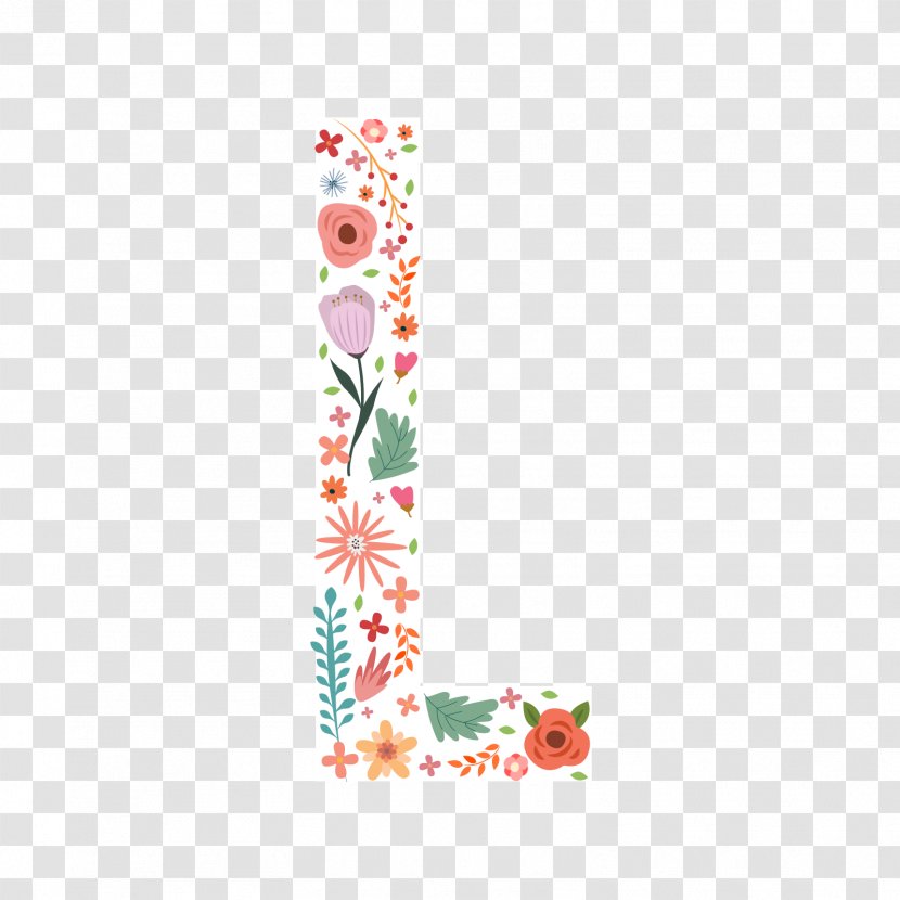 Letter Alphabet Flower - Floral Design - Flowers L Transparent PNG