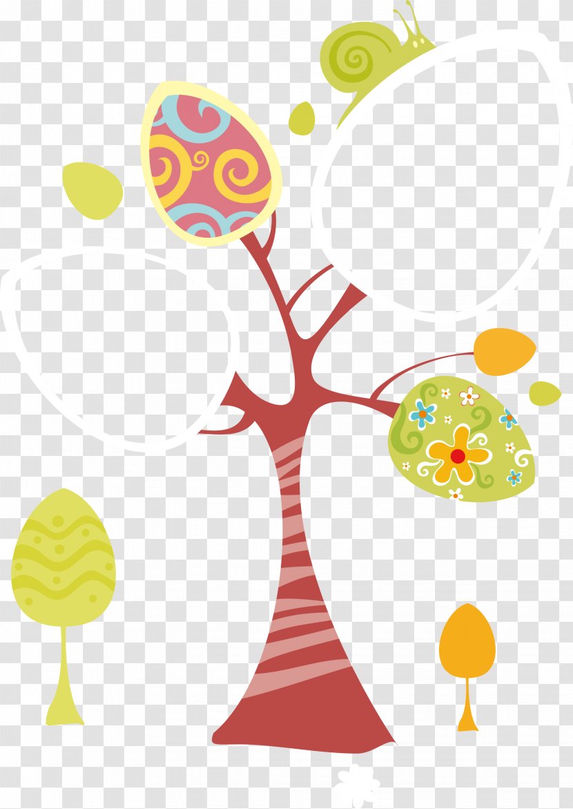 Easter Cartoon - Poster - Child Painting Growth Record Material Transparent PNG