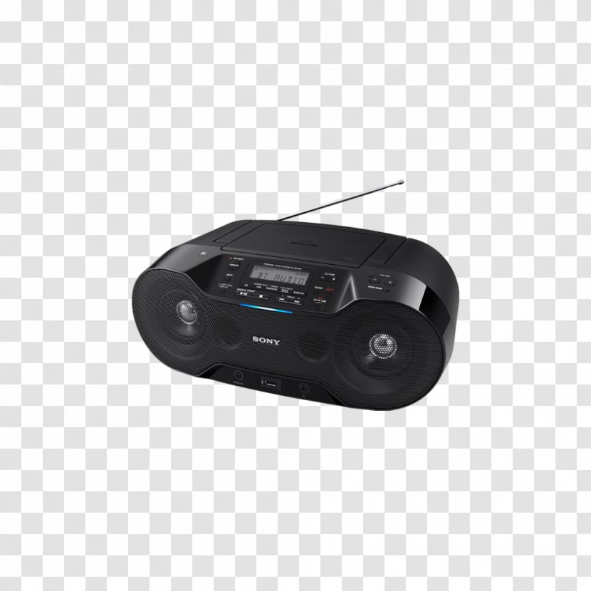 Digital Audio Broadcasting Sony ZS-RS70BTB DAB+ Radio/CD AUX CD Player FM - Media - Mega Bass Wireless Headset Transparent PNG