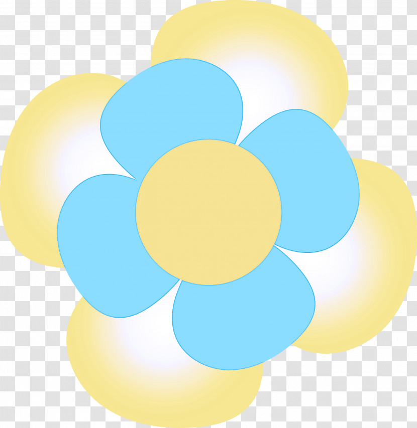 Cartoon Smiley Smile Flower Page Six Transparent PNG