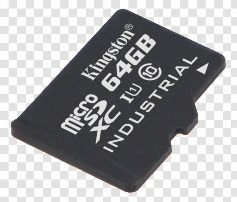 Flash Memory Cards MicroSDHC Kingston Class 10 Uhs In Single Pack W/o Adap - Electronic Device - Sd Card Transparent PNG