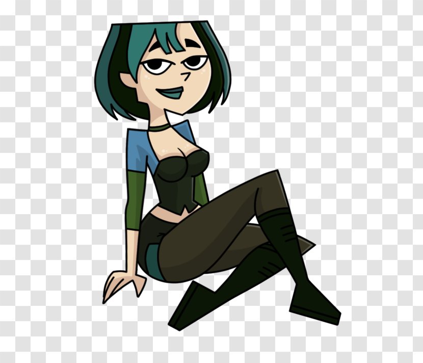 Gwen Total Drama Island Art Drawing - Silhouette - Guwen Transparent PNG