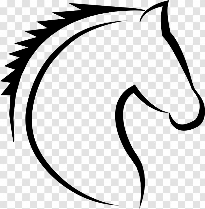 Horse Head Mask Foal Silhouette Jumping - Eye Transparent PNG