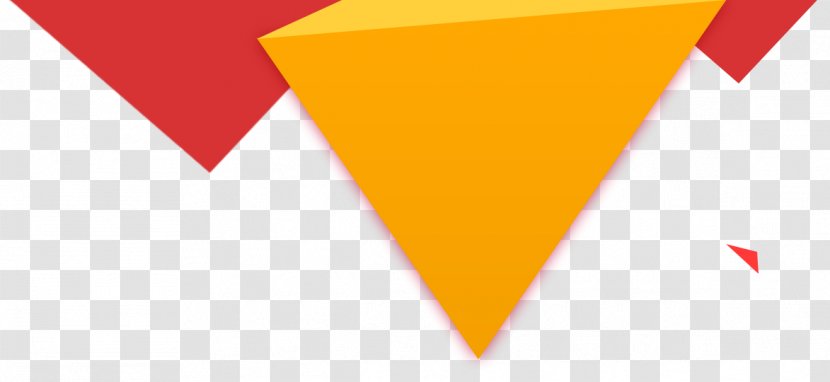Angle Brand Yellow - Triangle - Taobao Lynx Flat Transparent PNG