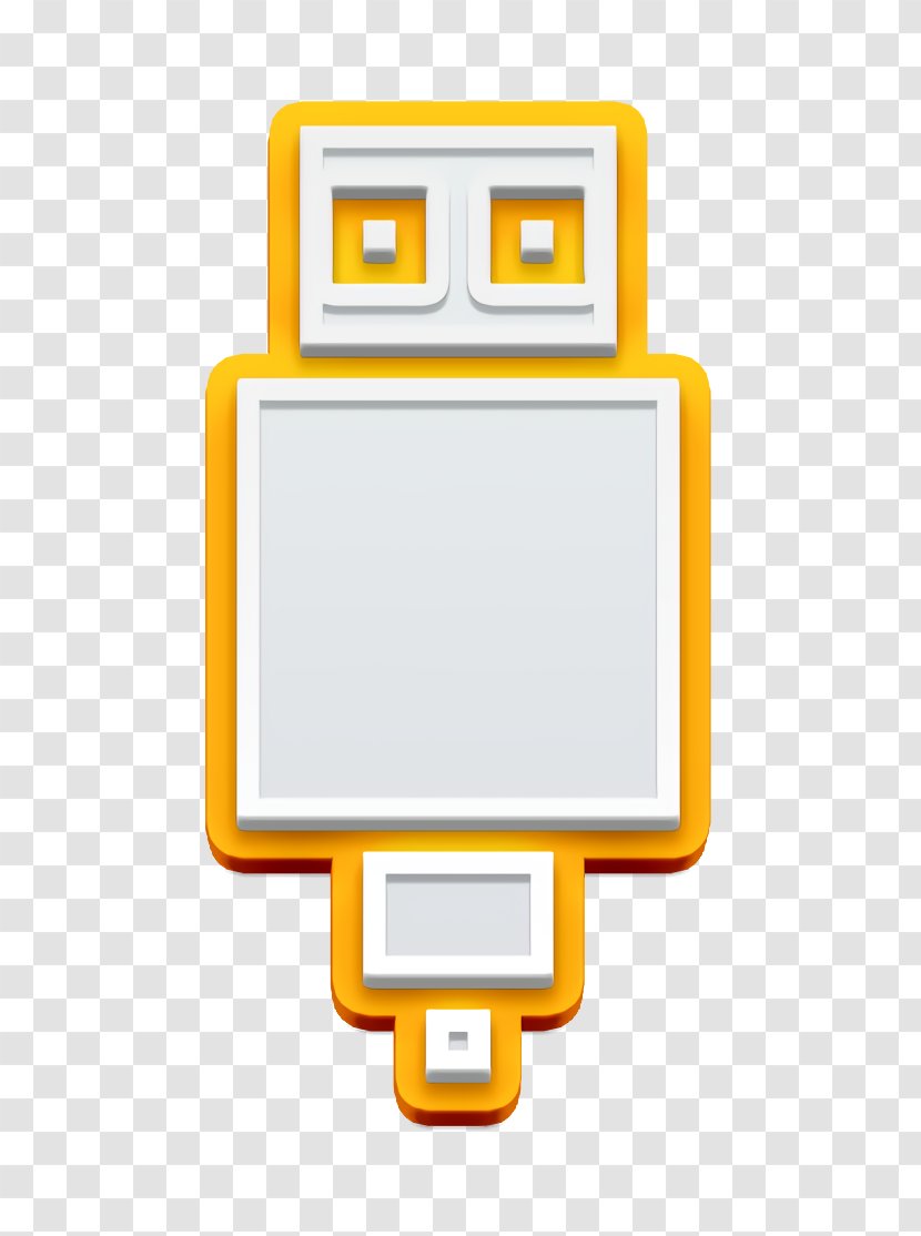 Cable Icon Charging Connector - Rectangle - Picture Frame Transparent PNG