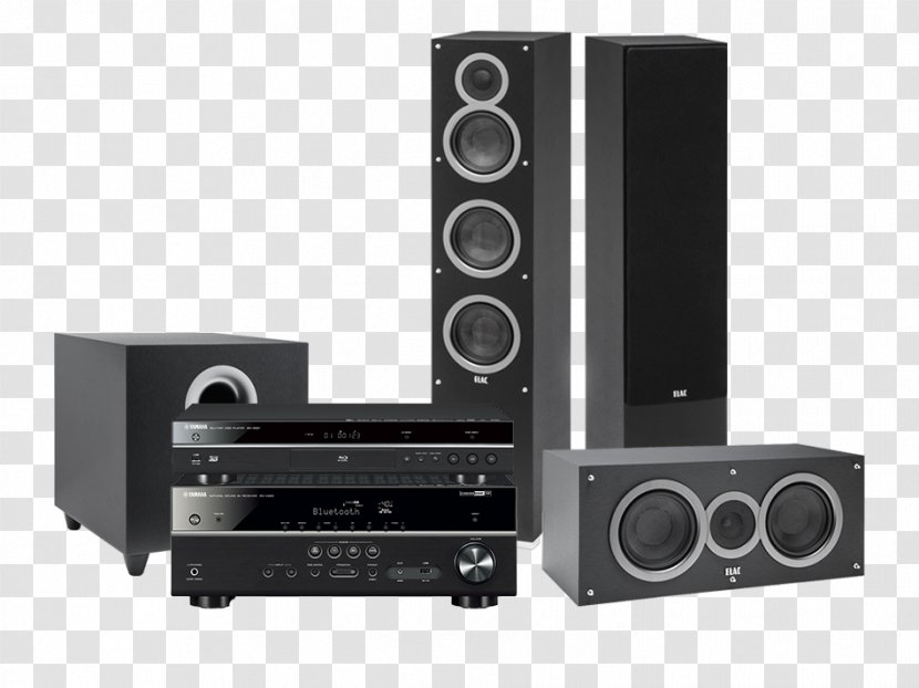 Sound Home Theater Systems Yamaha RX-V483 AV Receiver Loudspeaker - Rxv483 - Audio Equipment Transparent PNG