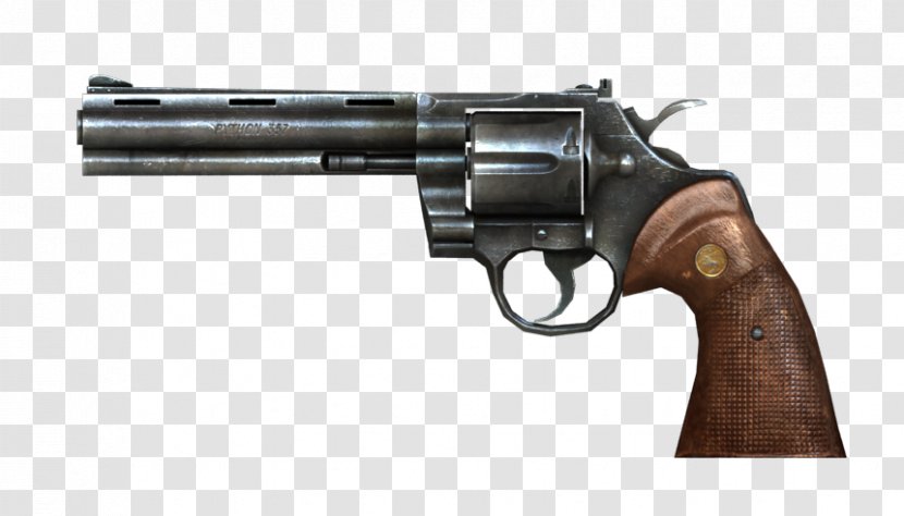 Revolver CrossFire Trigger Firearm Colt Python - Handgun - PYTHON Transparent PNG