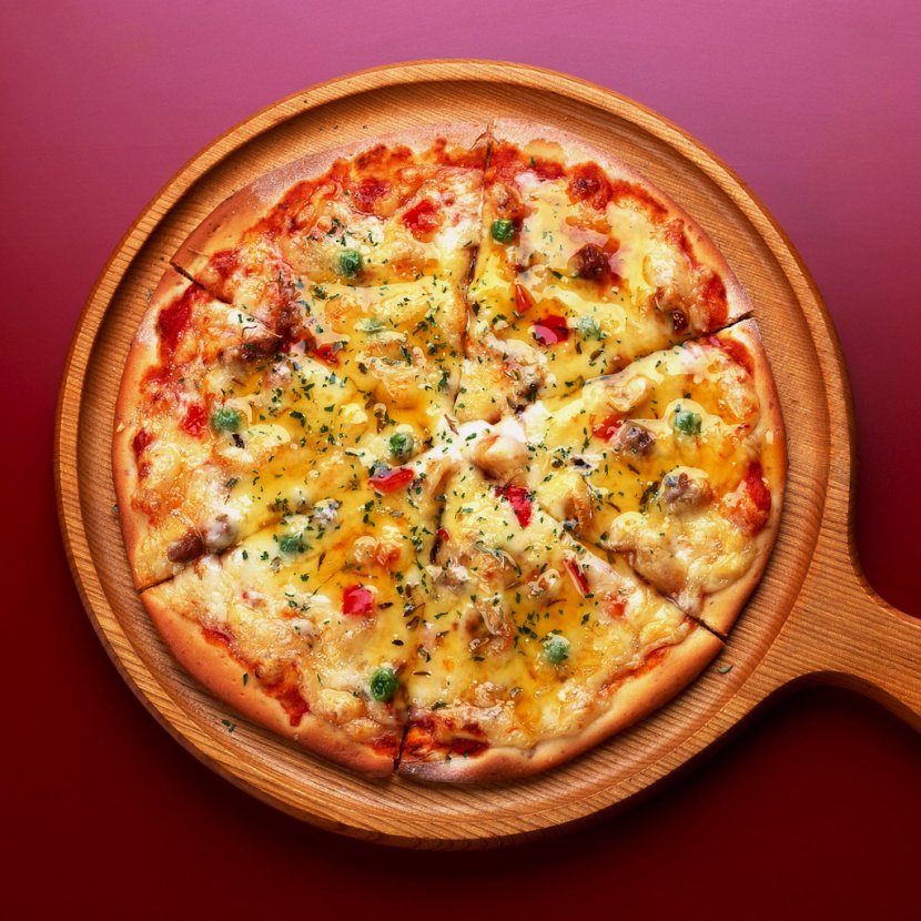 Pizza Margherita Pasta Hut Restaurant - Dish Transparent PNG