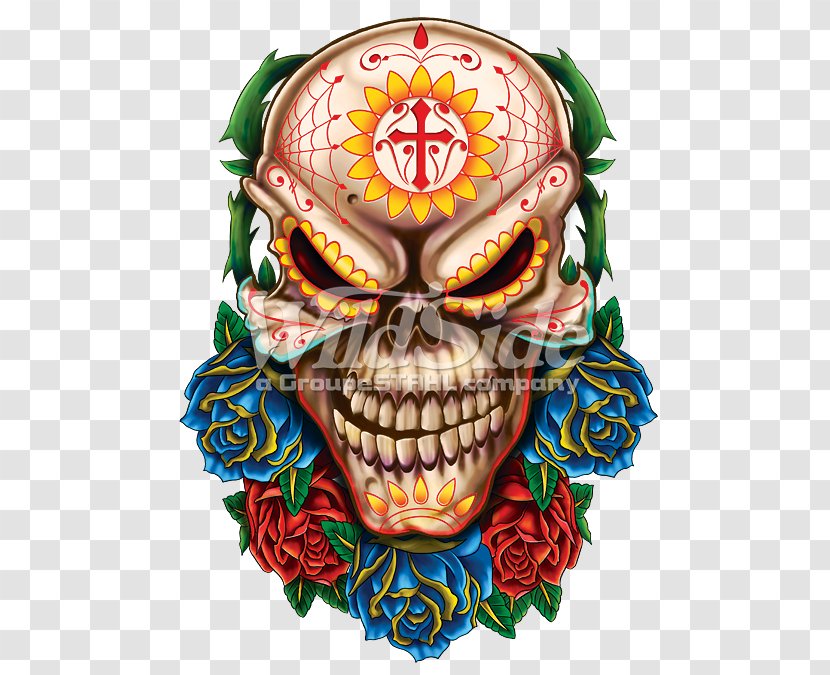 Calavera Human Skull Symbolism Day Of The Dead Death - Bone Transparent PNG