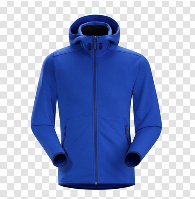Hoodie Fleece Jacket Sweater Zipper - Arcteryx - Men's Casual Mountaineering Transparent PNG
