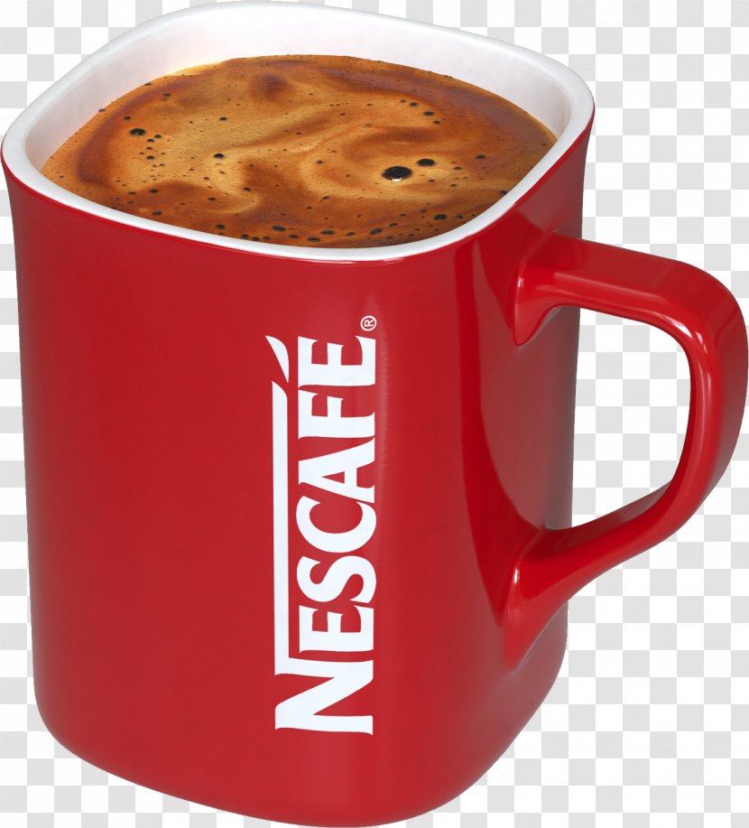 Instant Coffee Tea Mug Nescafé - Tableware - Nescafe Red Transparent PNG